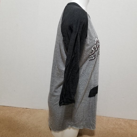 Bruce Springsteen shirt Medium photo raglan graphic E Street Band merch retro - Picture 4 of 8